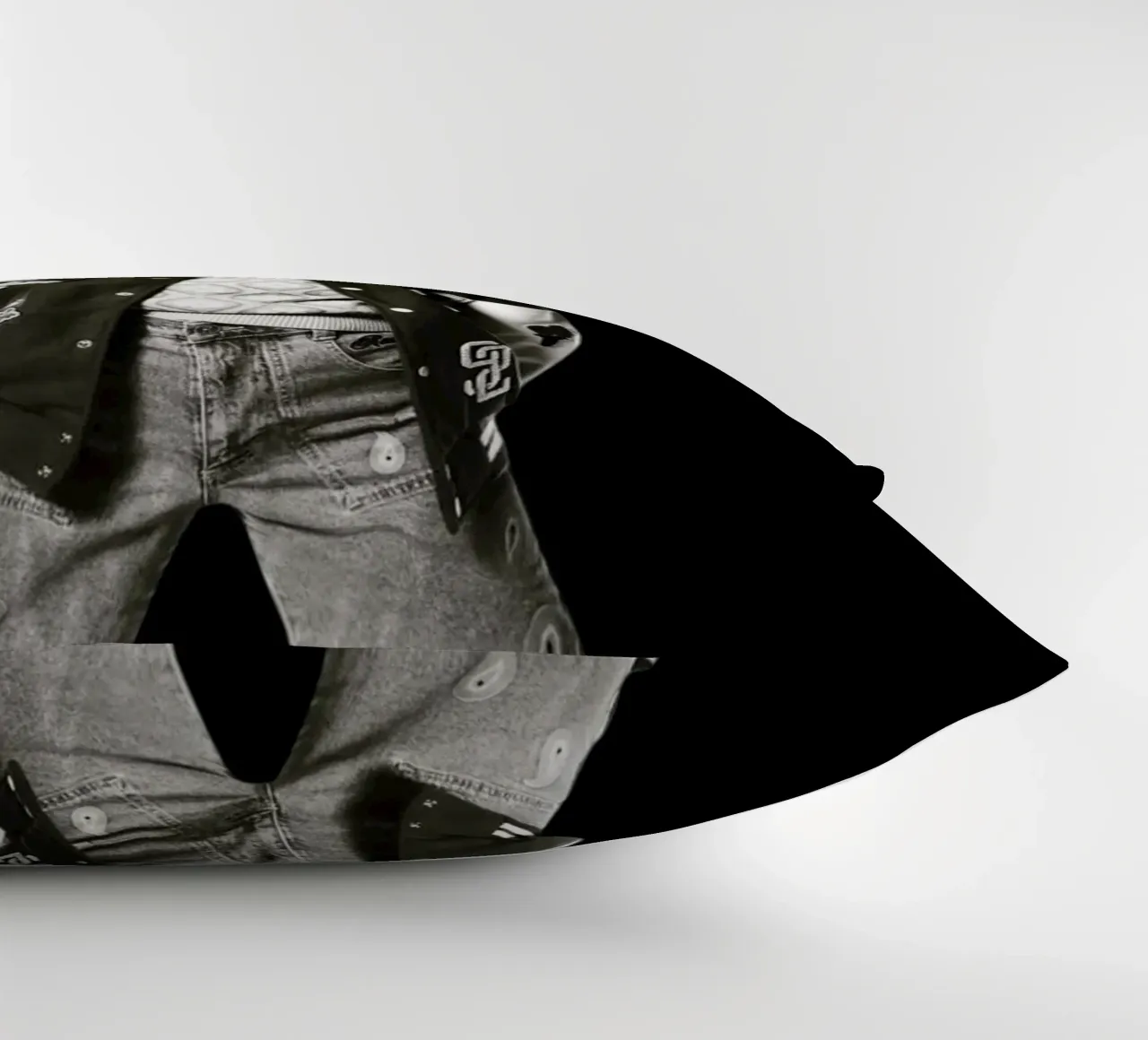 Monochrome Cool V cuscino da vintage