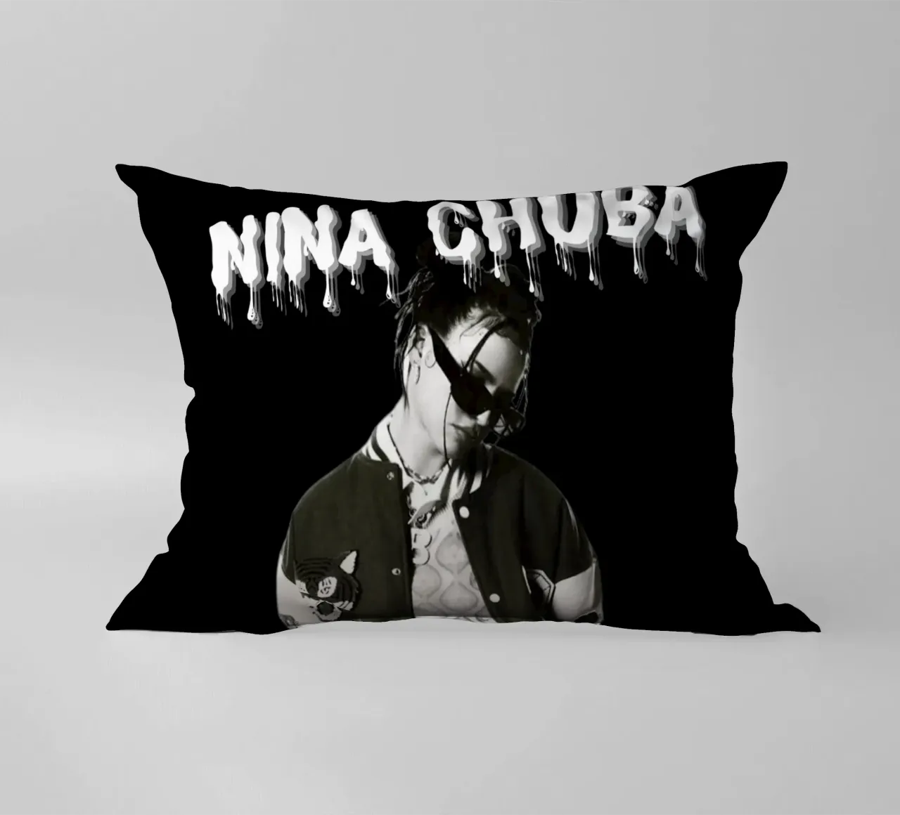 Monochrome Cool V cuscino da vintage