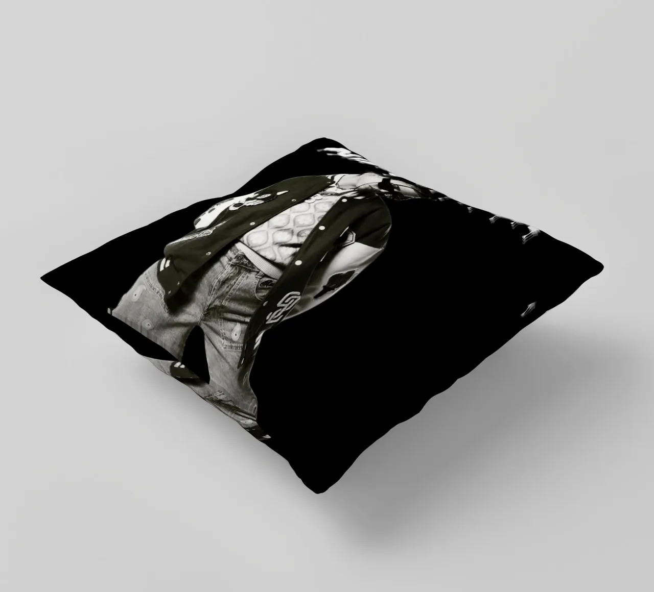 Monochrome Cool V cuscino da vintage