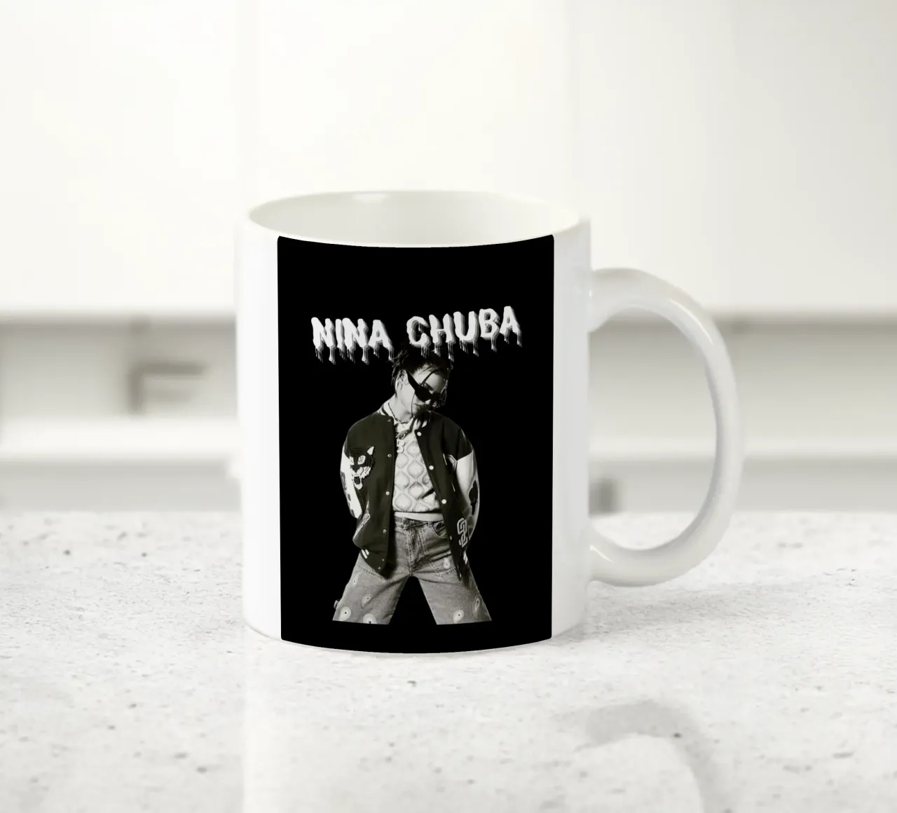 Monochrome Cool V tazza in ceramica da vintage