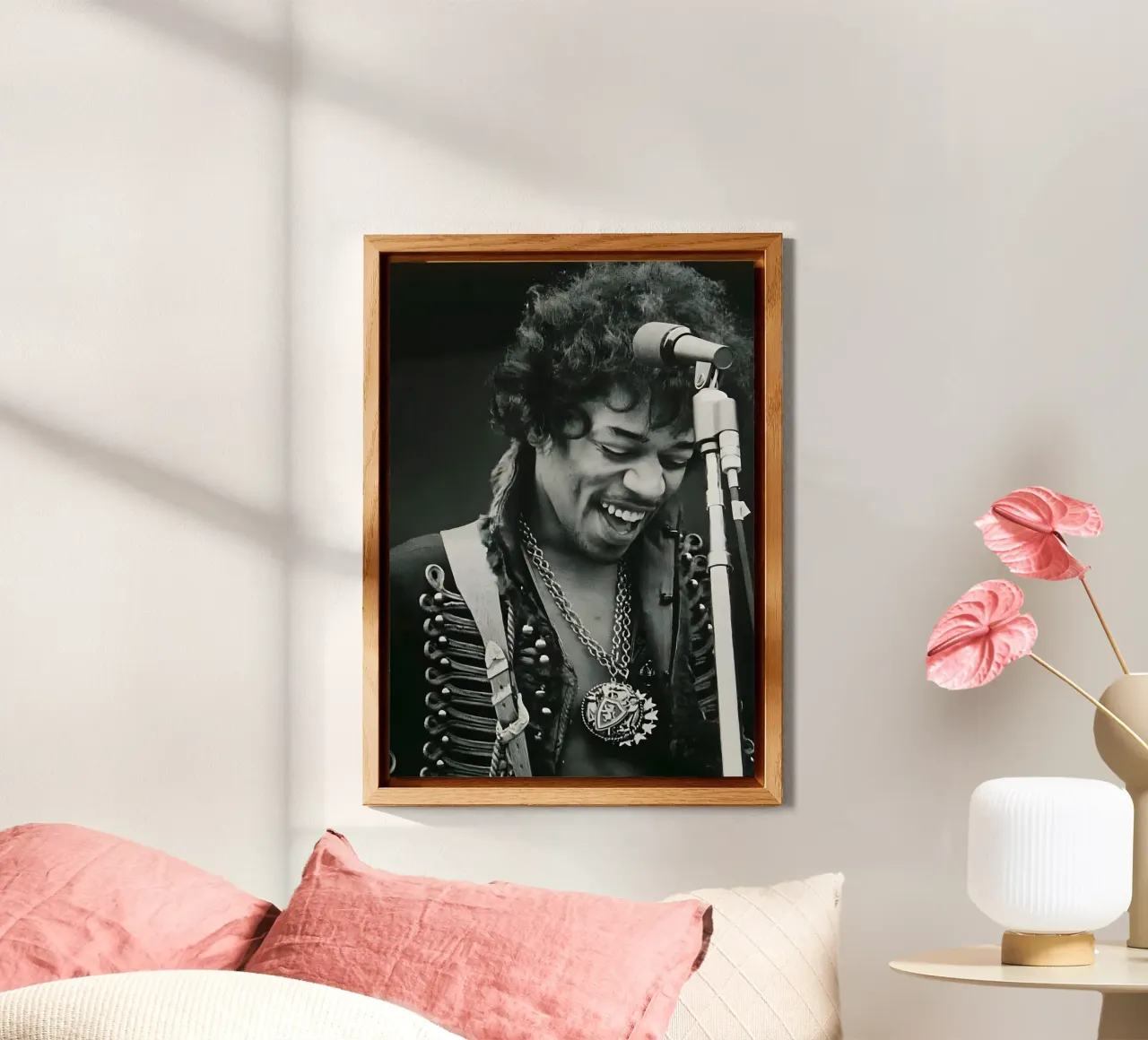 Jimi Hendrix alluminio dibond da Type & Tape