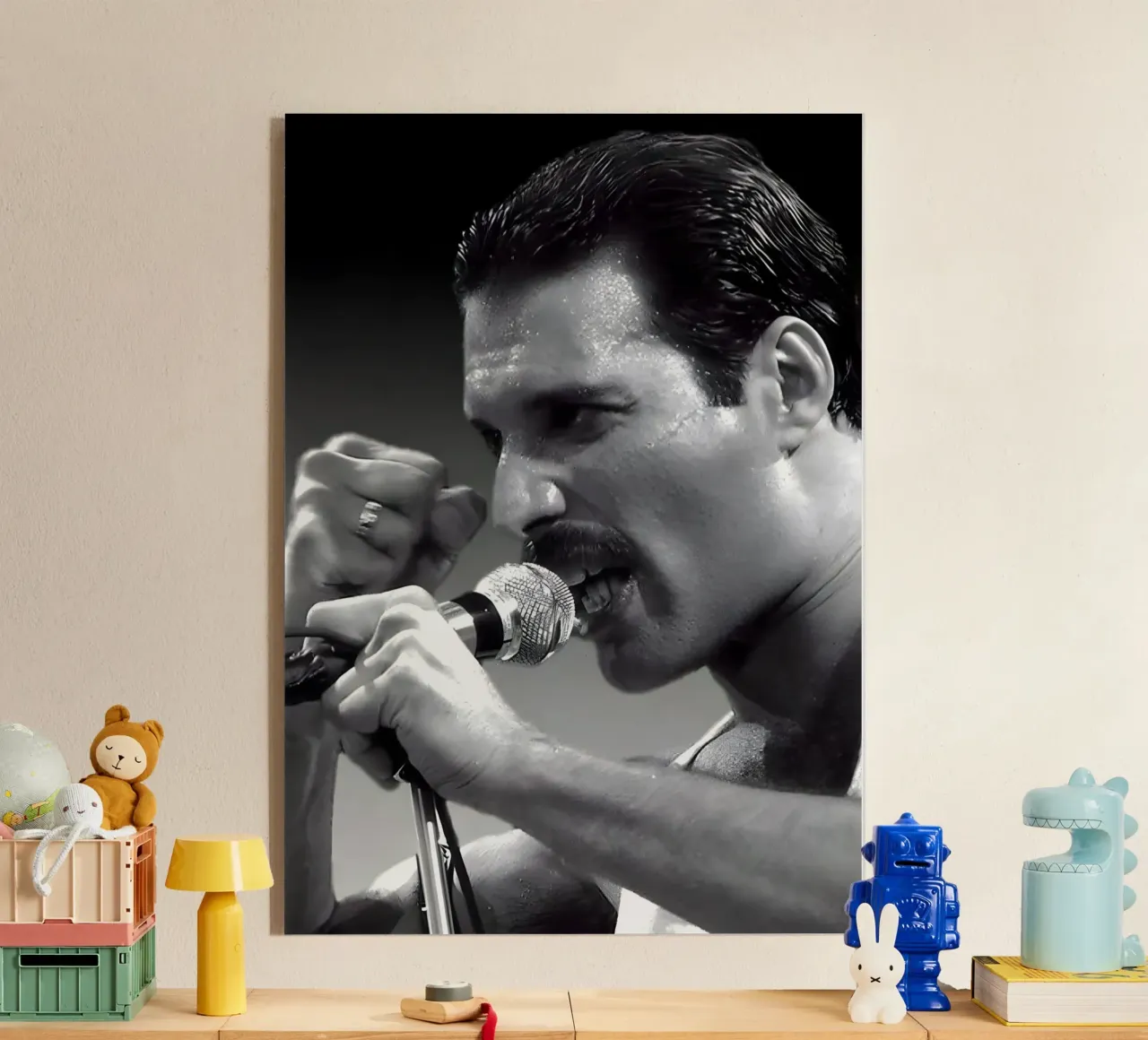 Freddie Mercury metacrilato de Type & Tape