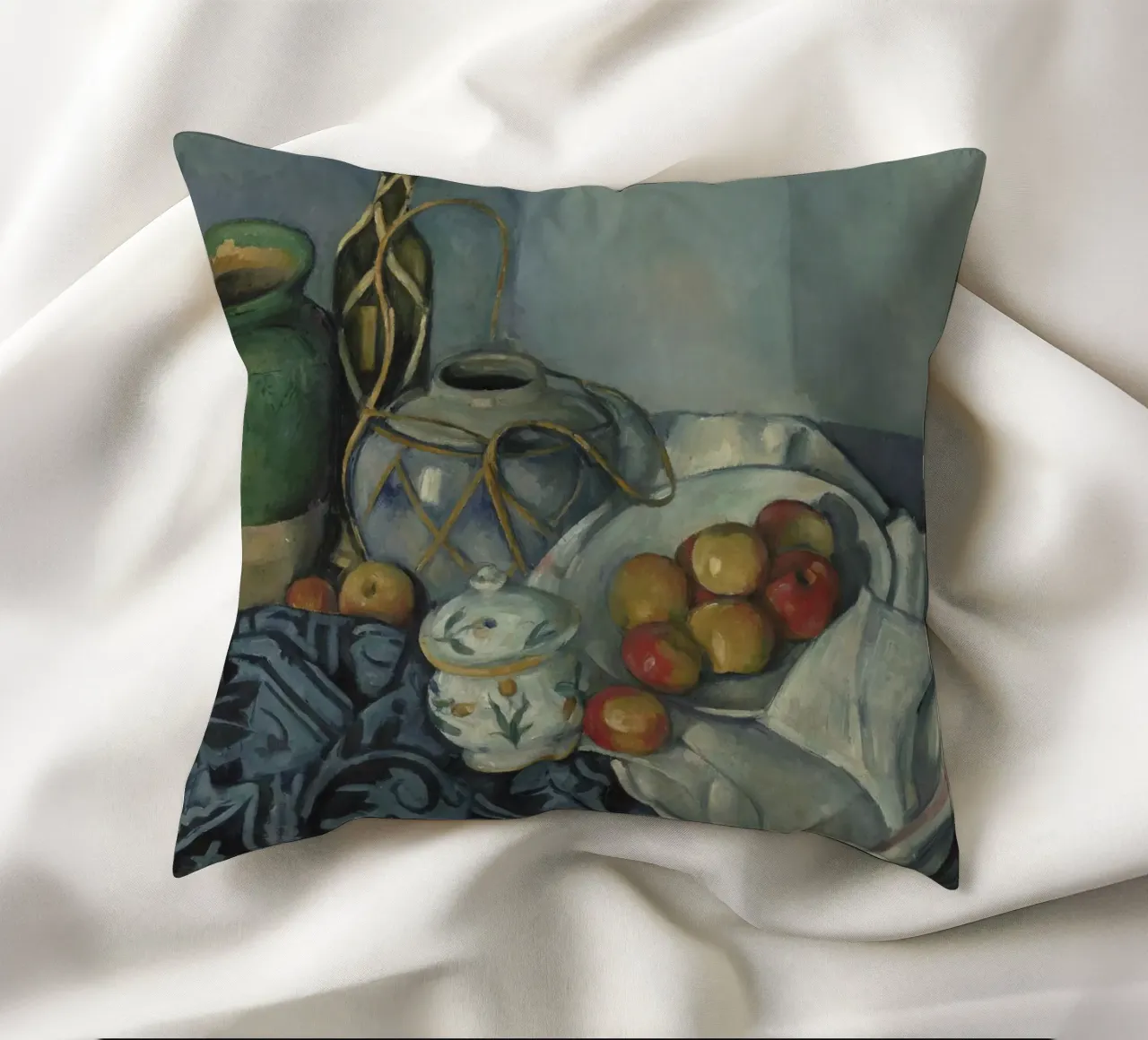 Paul Cézanne - Natura morta con mele cuscino da William Store
