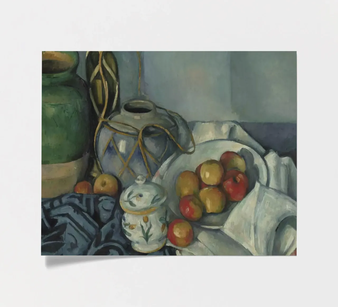 Paul Cézanne - Nature morte aux pommes planche autocollant de William Store
