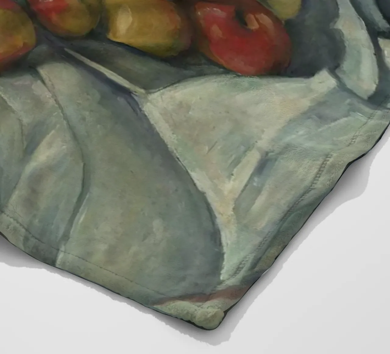 Paul Cézanne - Still Life with Apples fleece blanket by William Store
