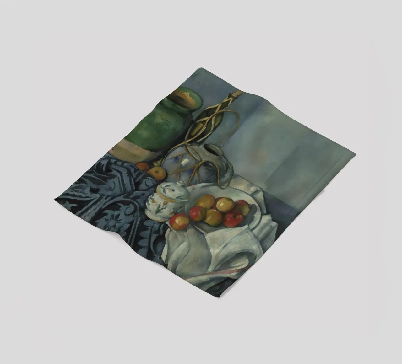Paul Cézanne - Still Life with Apples fleece blanket by William Store
