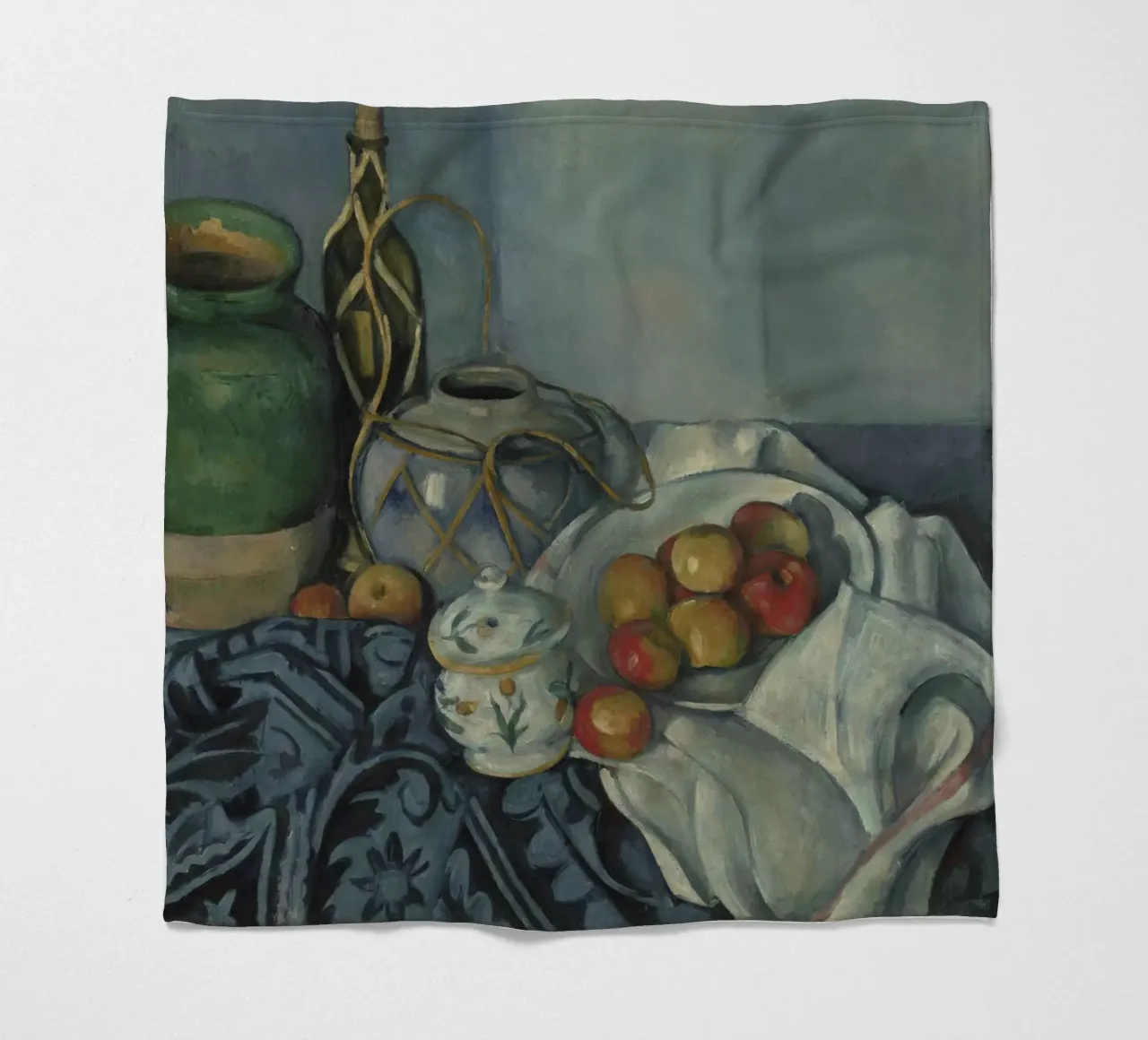 Paul Cézanne - Still Life with Apples fleece blanket by William Store