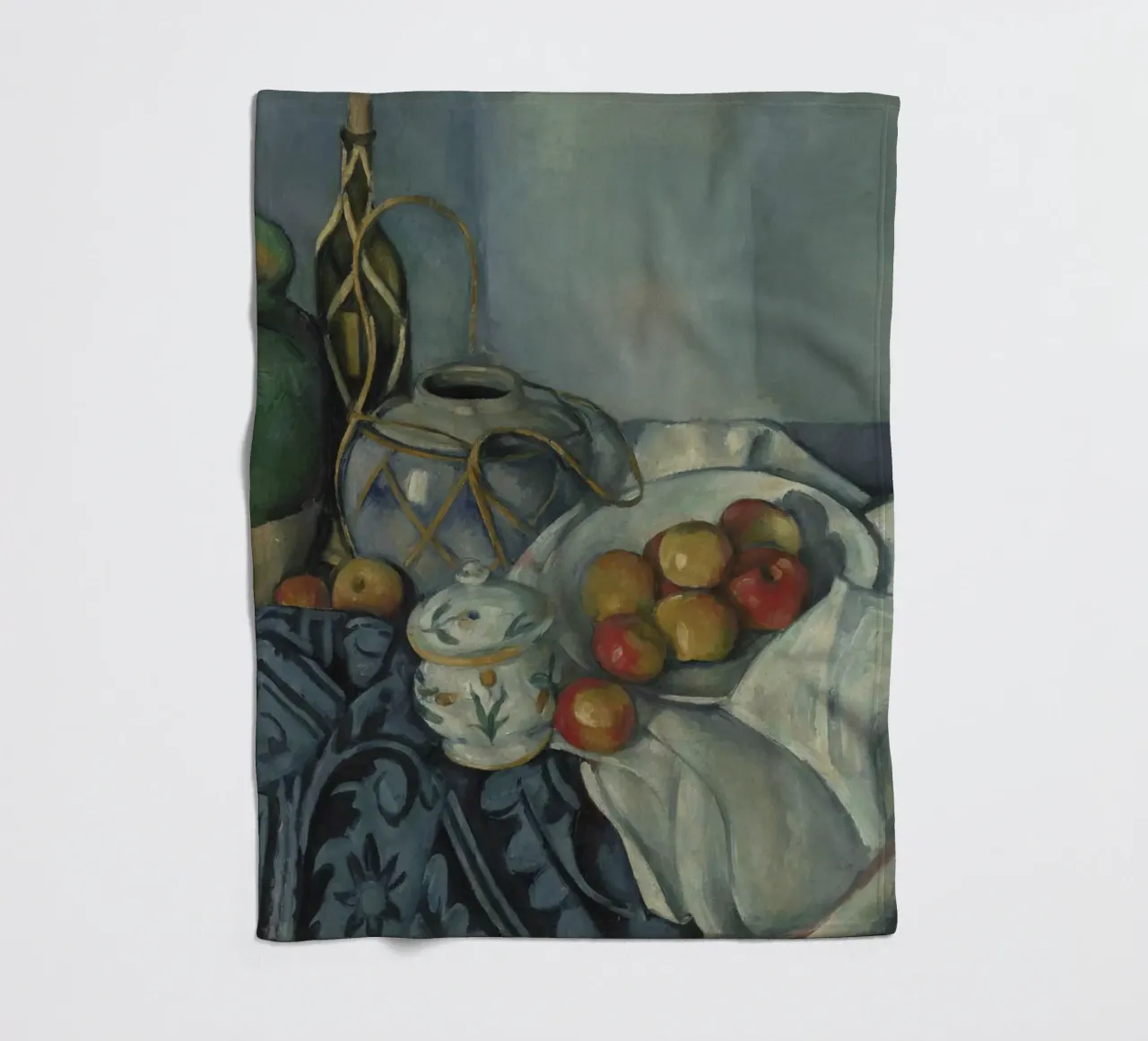 Paul Cézanne - Still Life with Apples fleece blanket by William Store