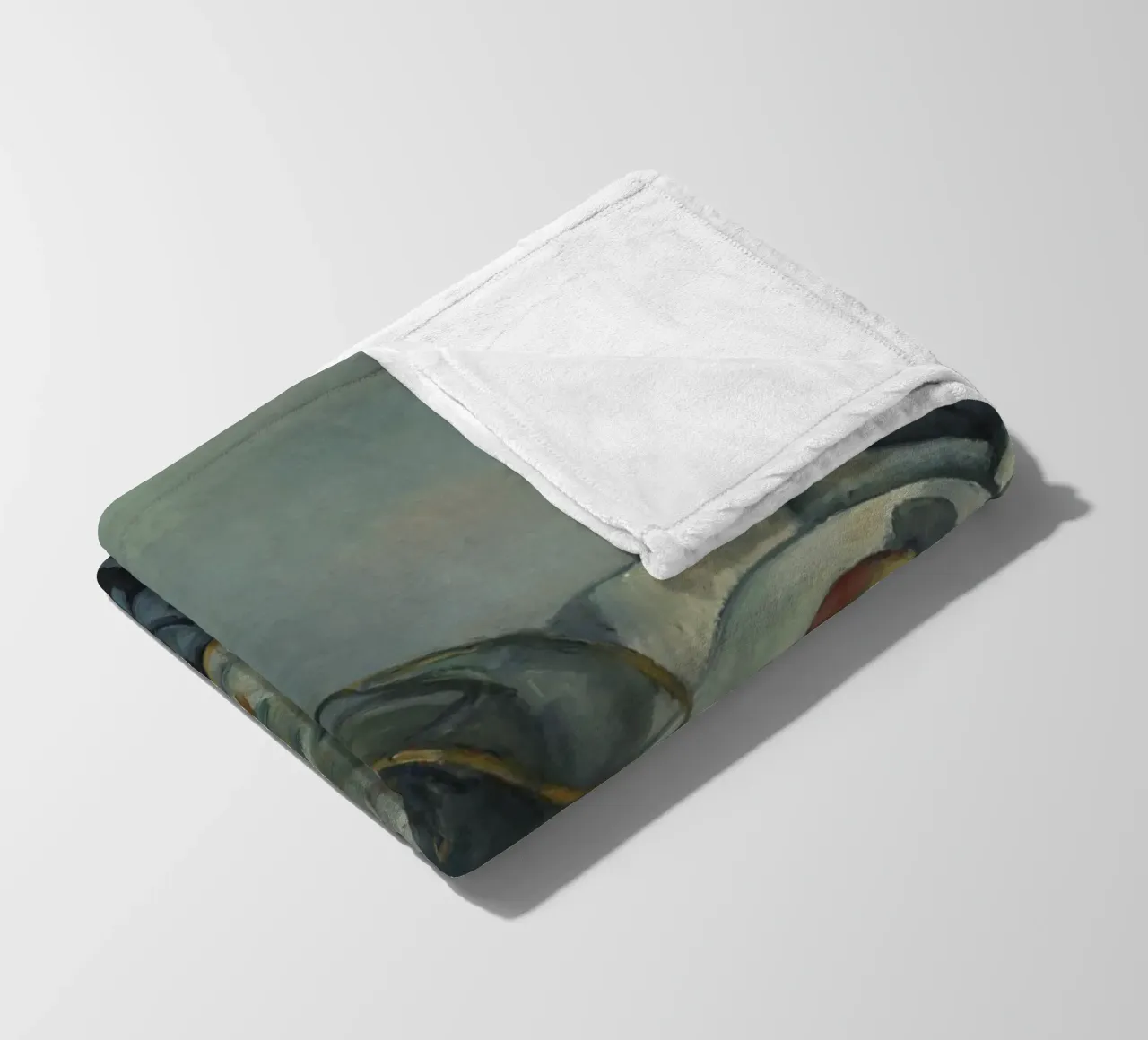 Paul Cézanne - Still Life with Apples fleece blanket by William Store