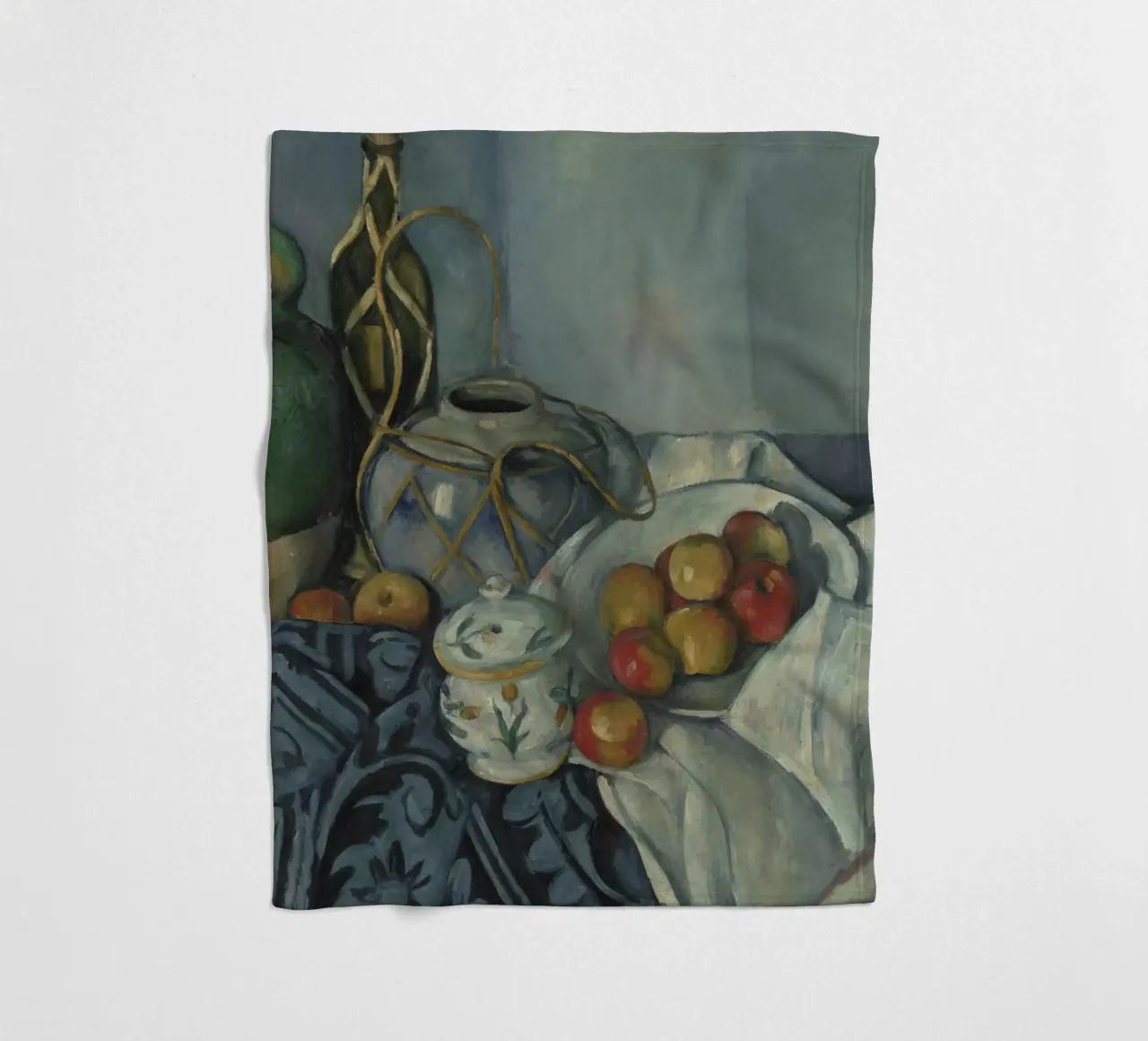 Paul Cézanne - Still Life with Apples fleece blanket by William Store