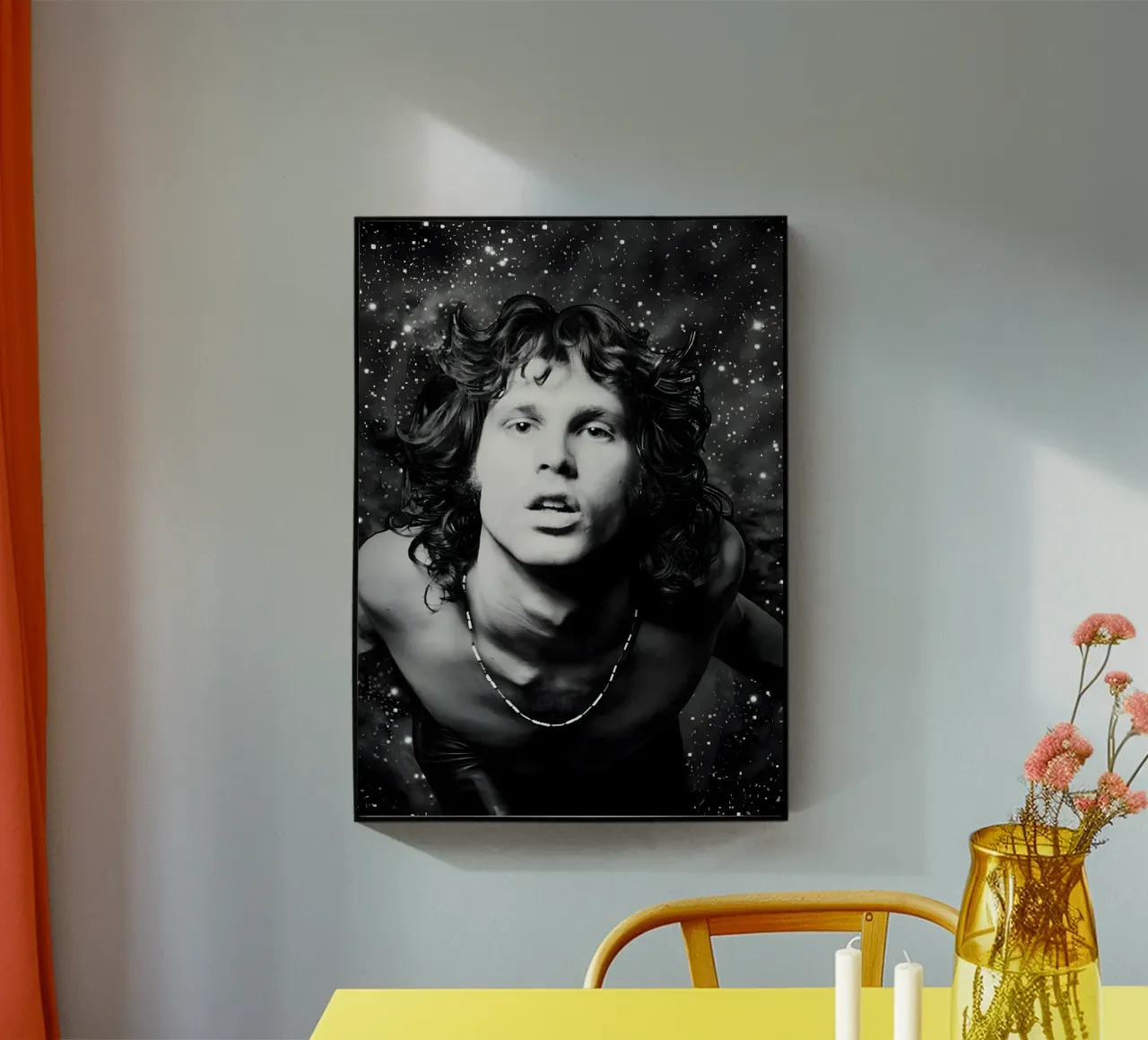 Jim Morrison plexiglass da Type & Tape