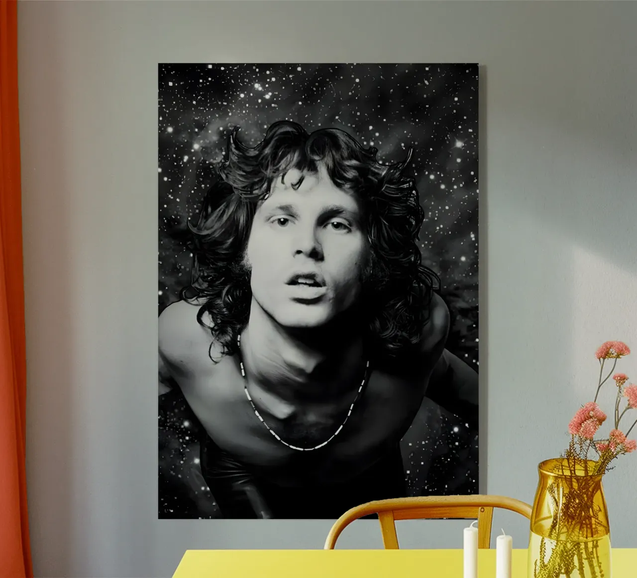 Jim Morrison plexiglass da Type & Tape