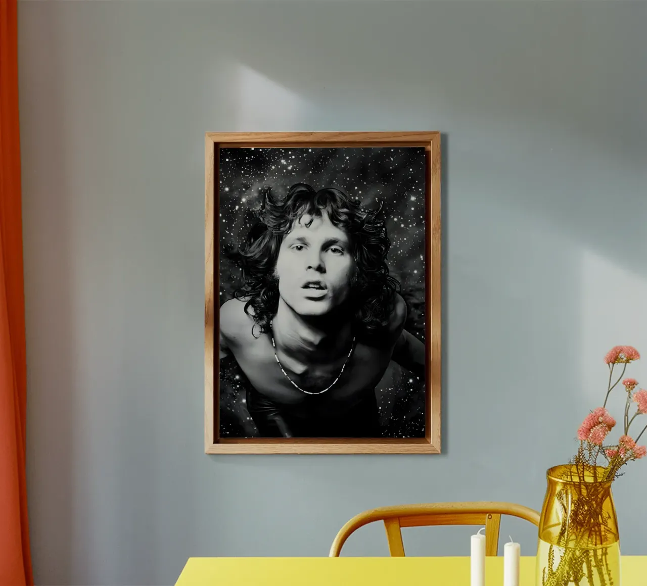 Jim Morrison alluminio dibond da Type & Tape