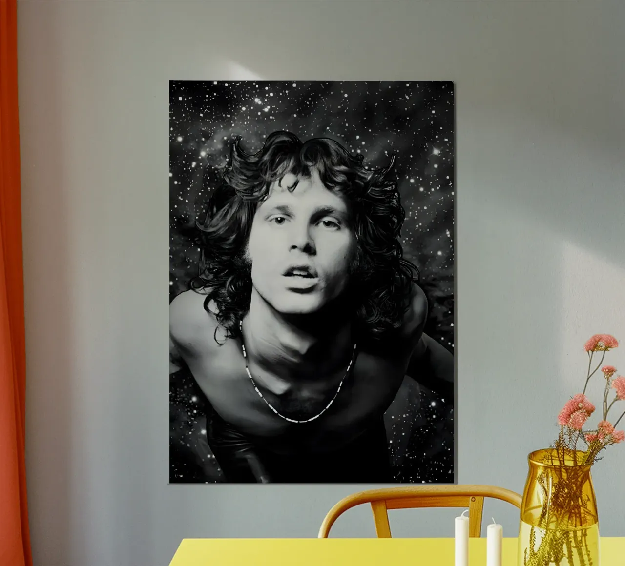 Jim Morrison alluminio dibond da Type & Tape