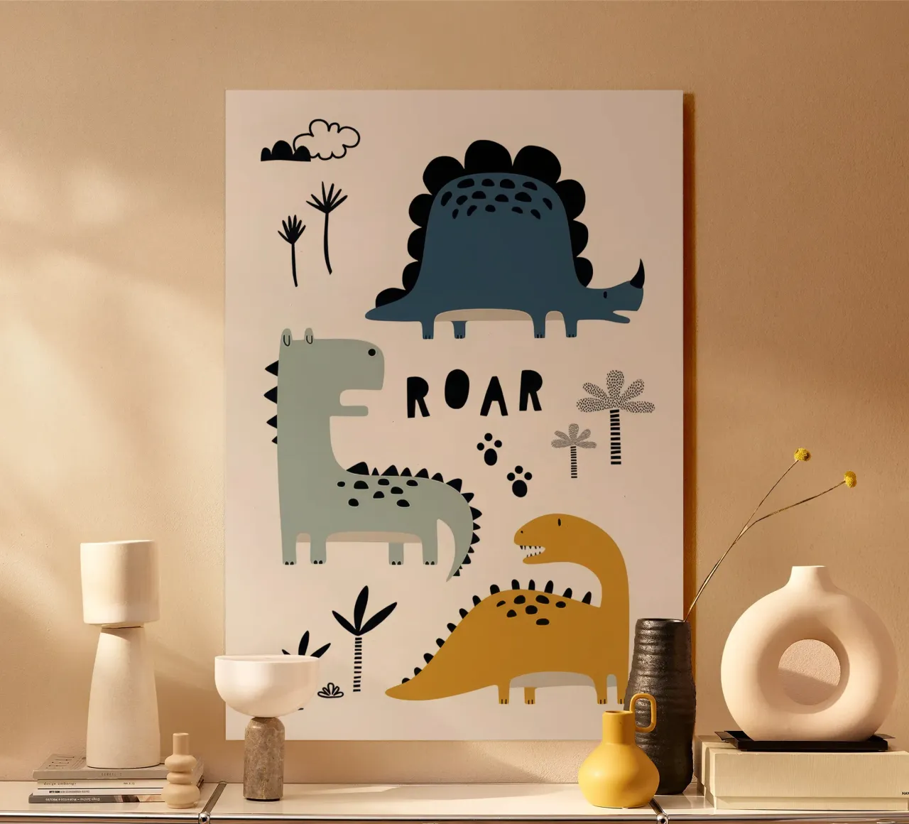Roarrrrr Dino alluminio dibond da Panait Ivascu