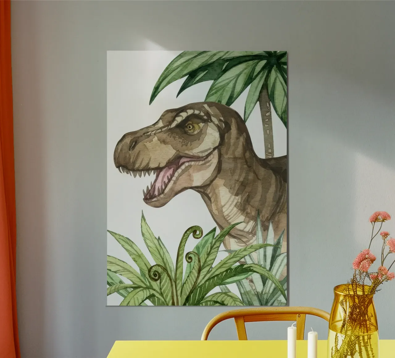 T- Rex Hunt alluminio dibond da Panait Ivascu