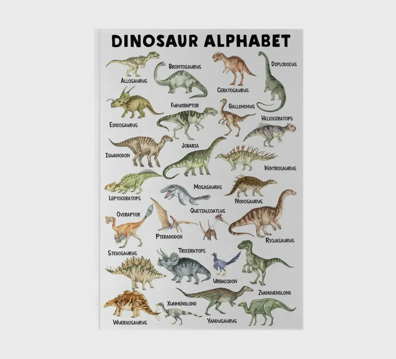 DinoSAurus Alphabet 1.3 notebook by Panait Ivascu