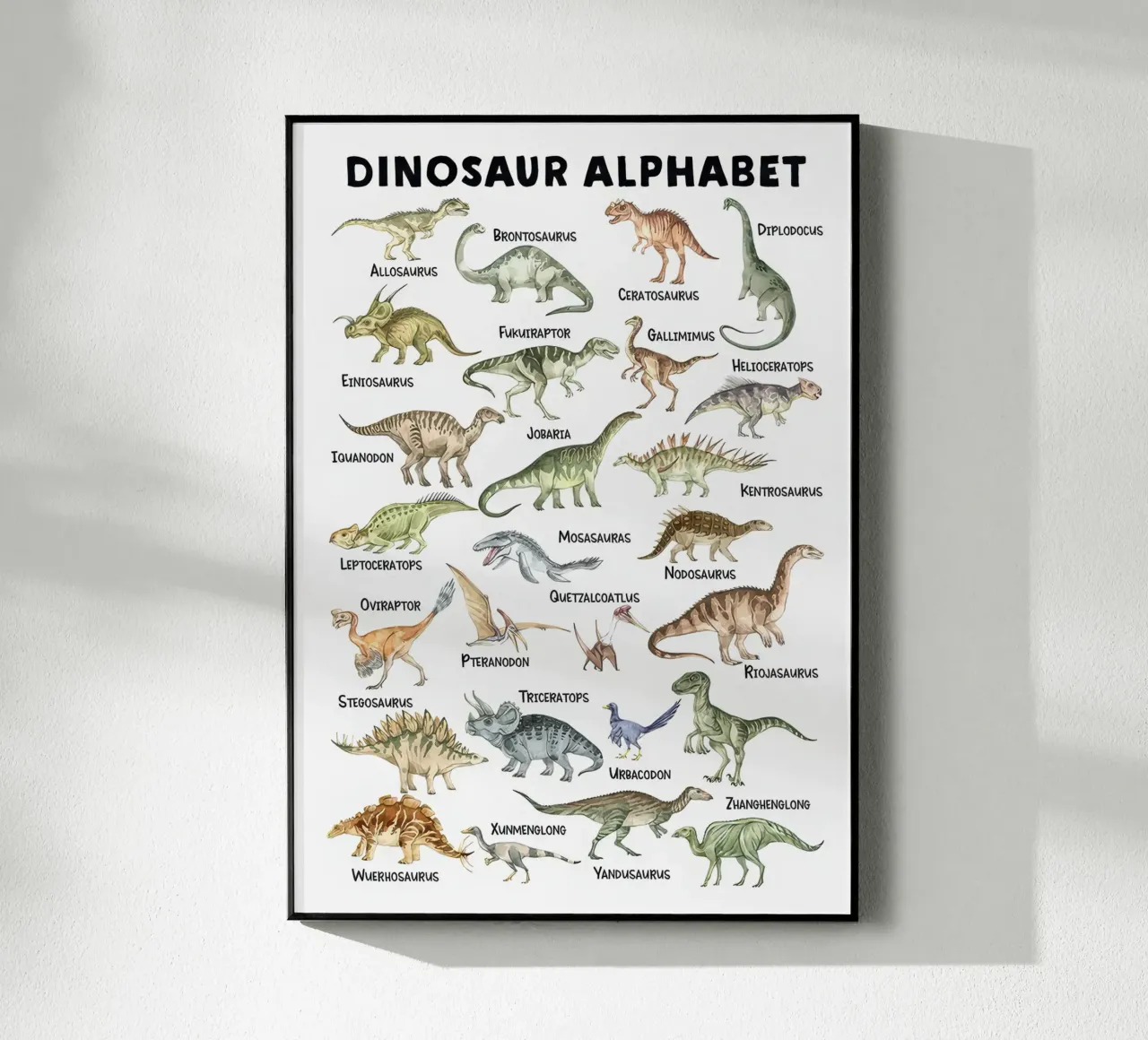 Alfabeto di DinoSAurus 1.3 plexiglass da Panait Ivascu