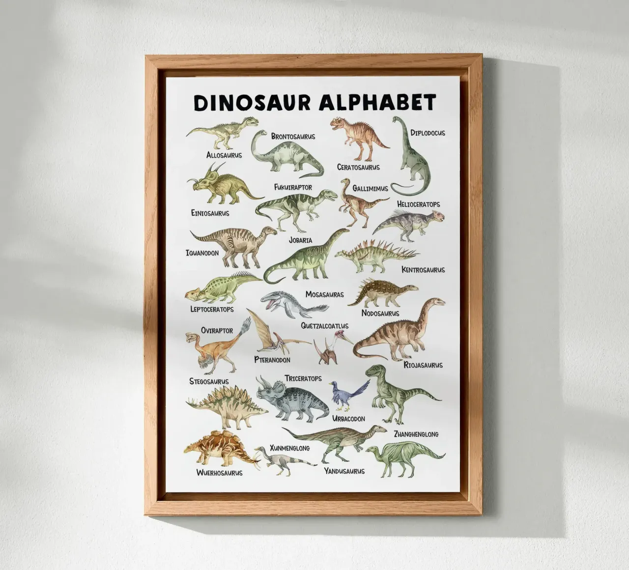 Alfabeto di DinoSAurus 1.3 alluminio dibond da Panait Ivascu