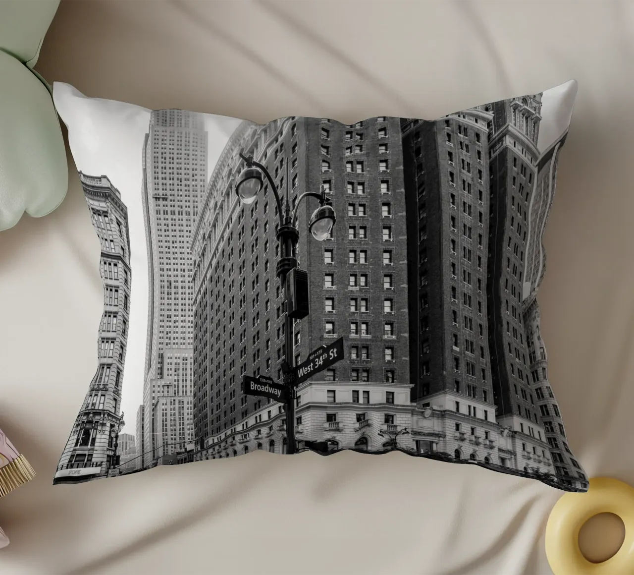 Vita di città Broadway NYC B&N cuscino da Carinaprint