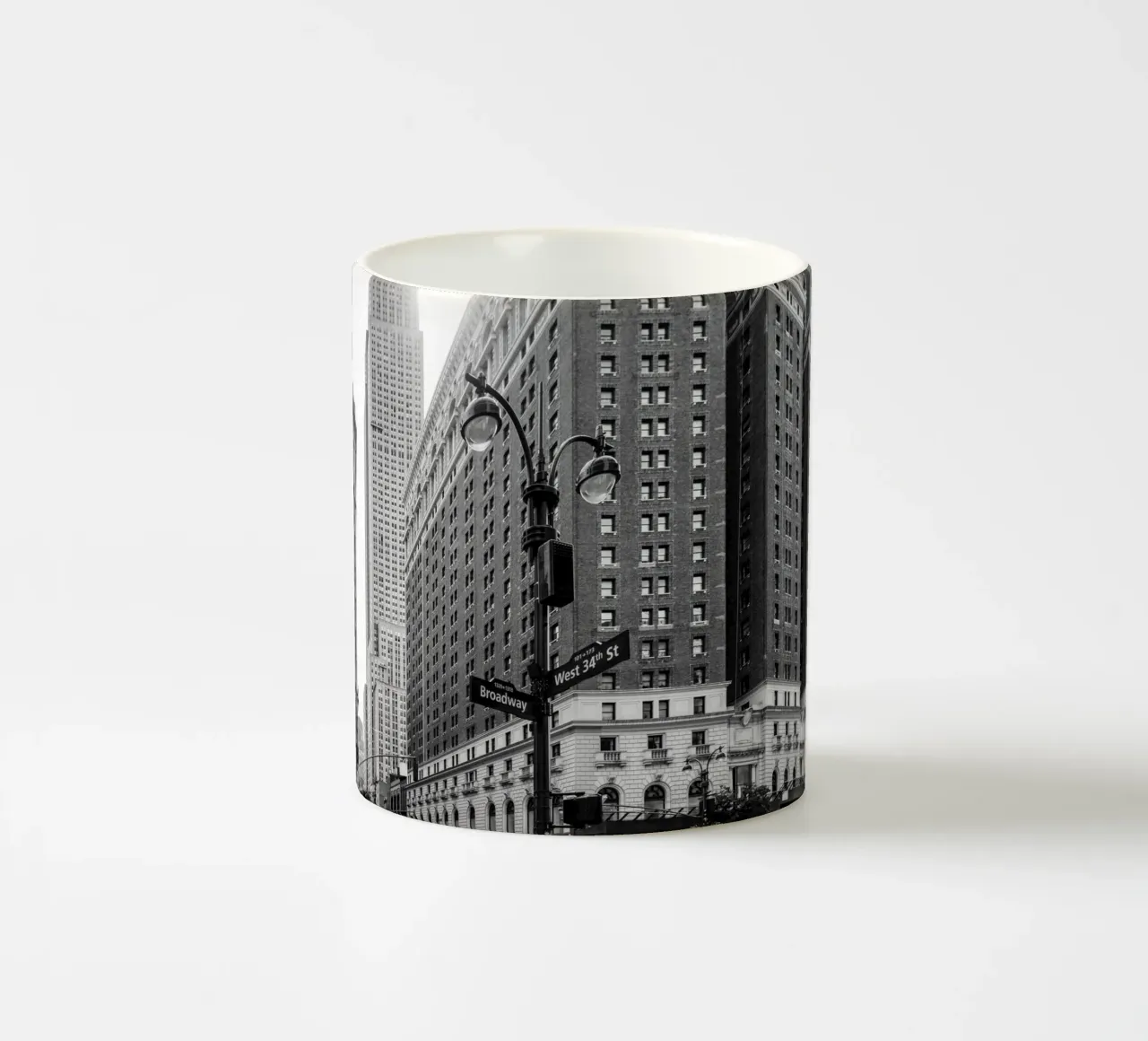 Vita di città Broadway NYC B&N tazza in ceramica da Carinaprint