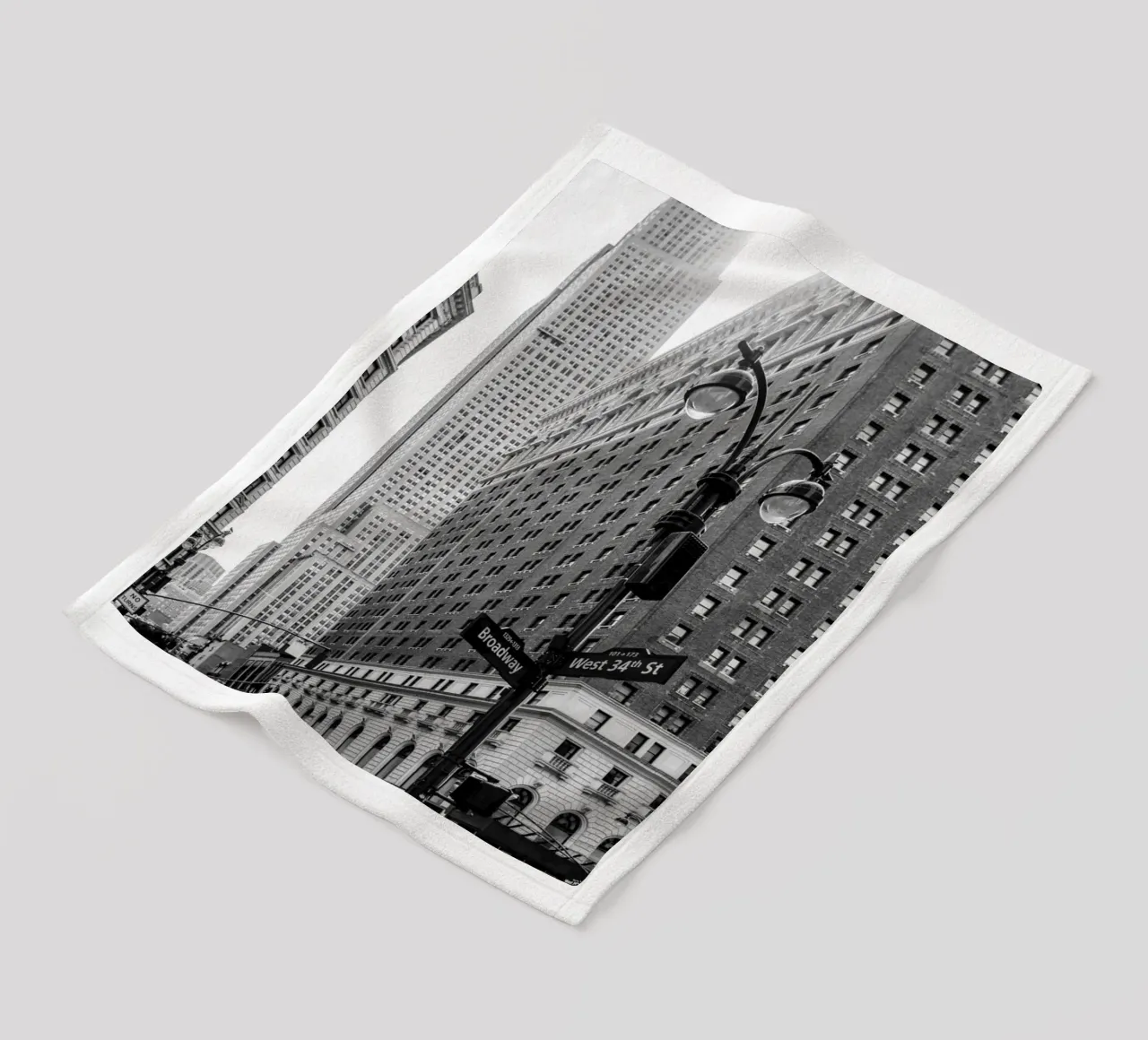Vita di città Broadway NYC B&N coperta in pile da Carinaprint