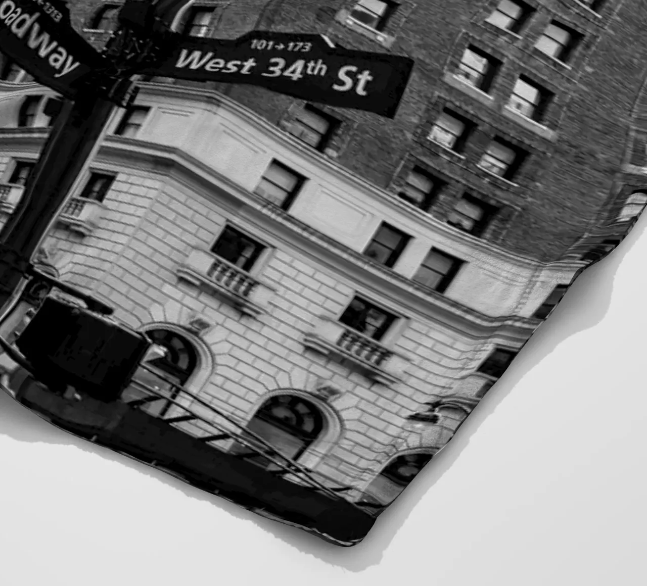 Vita di città Broadway NYC B&N coperta in pile da Carinaprint