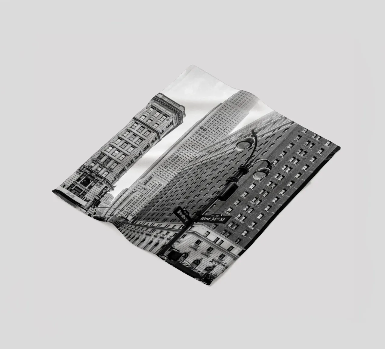 Vita di città Broadway NYC B&N coperta in pile da Carinaprint