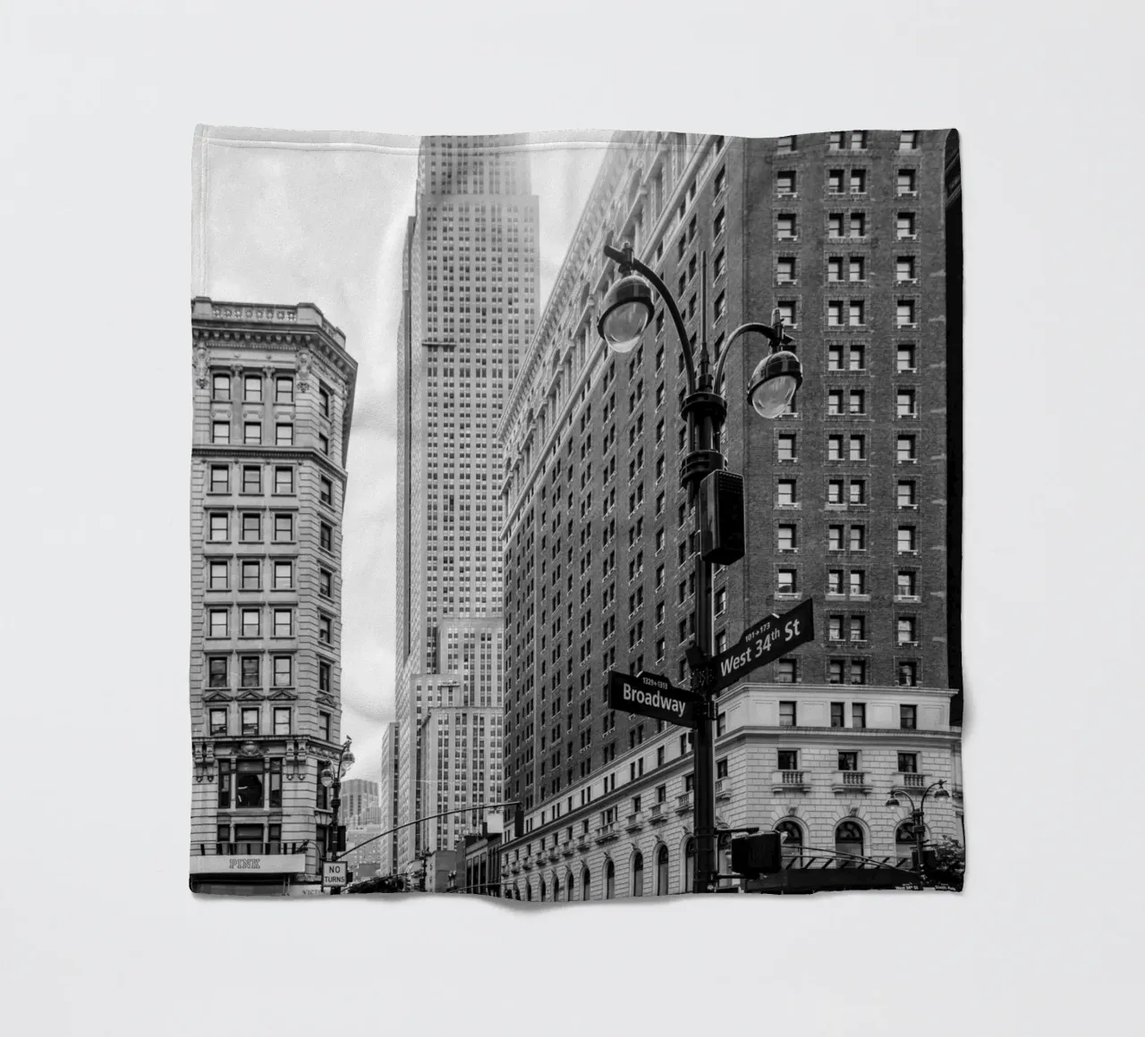 Vita di città Broadway NYC B&N coperta in pile da Carinaprint