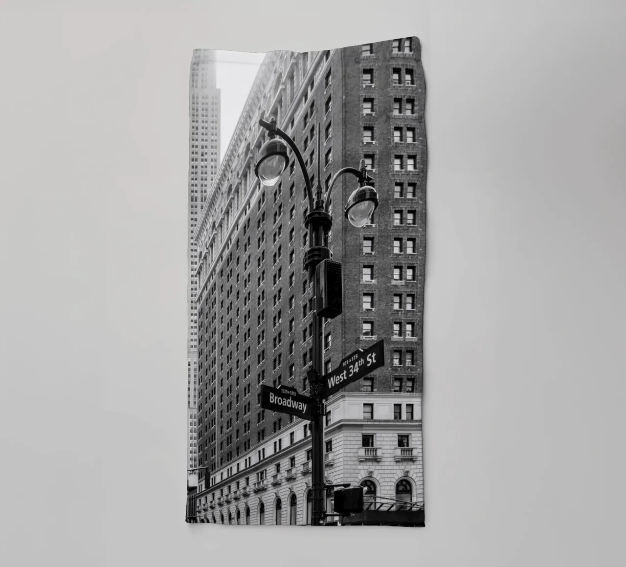 Vita di città Broadway NYC B&N asciugamano da bagno da Carinaprint