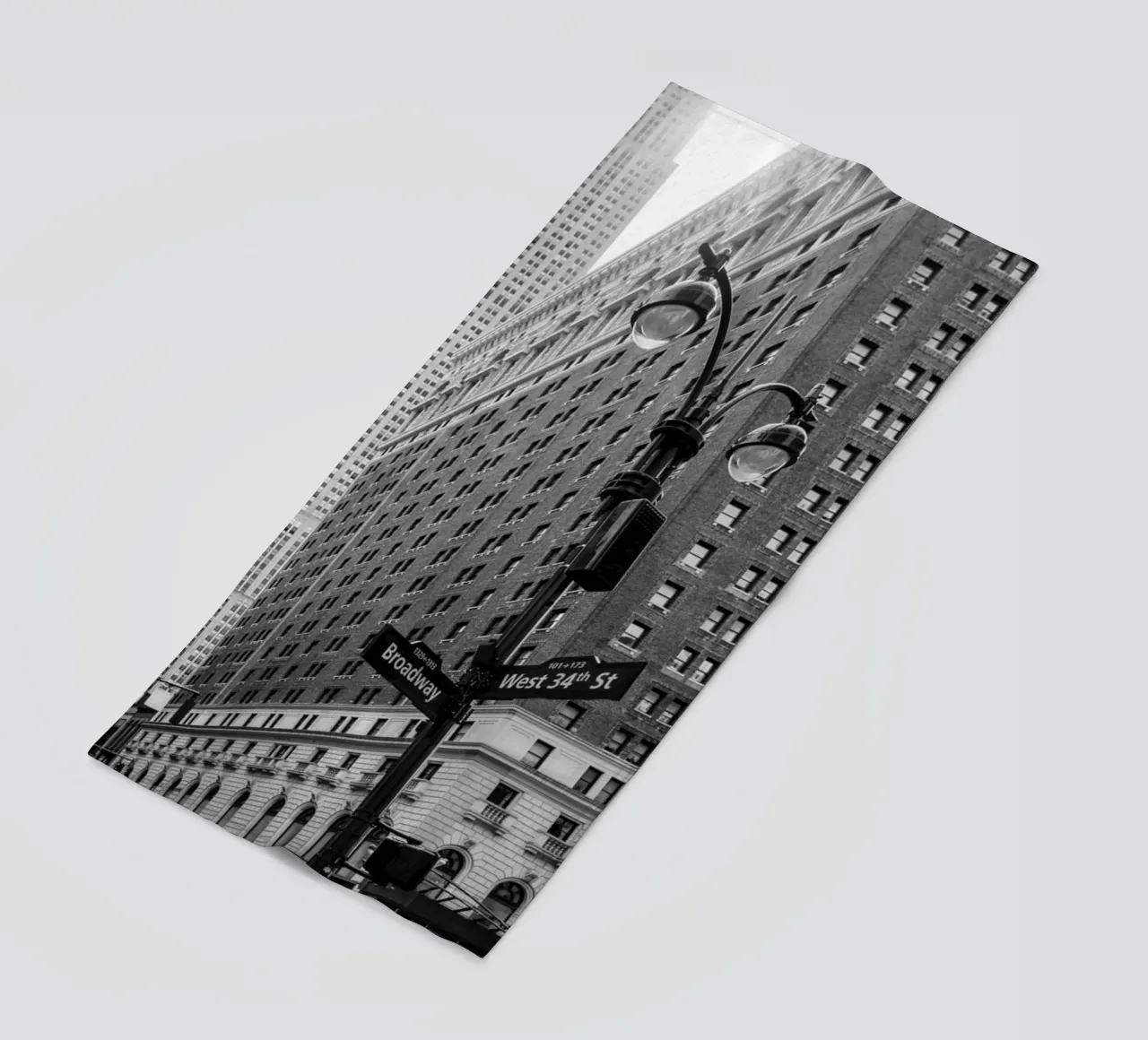 Vita di città Broadway NYC B&N telo mare da Carinaprint