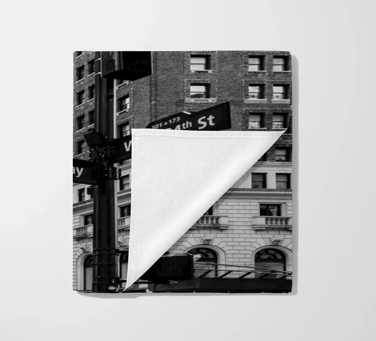 Vita di città Broadway NYC B&N telo mare da Carinaprint