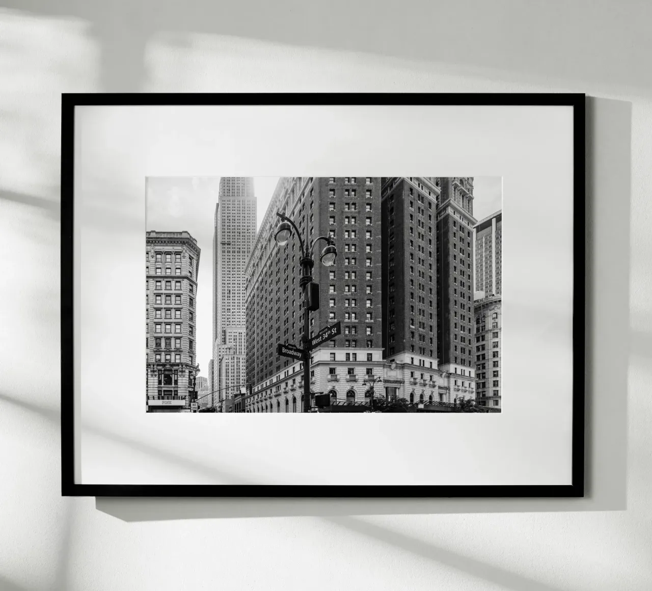Vita di città Broadway NYC B&N carta hahnemühle da Carinaprint