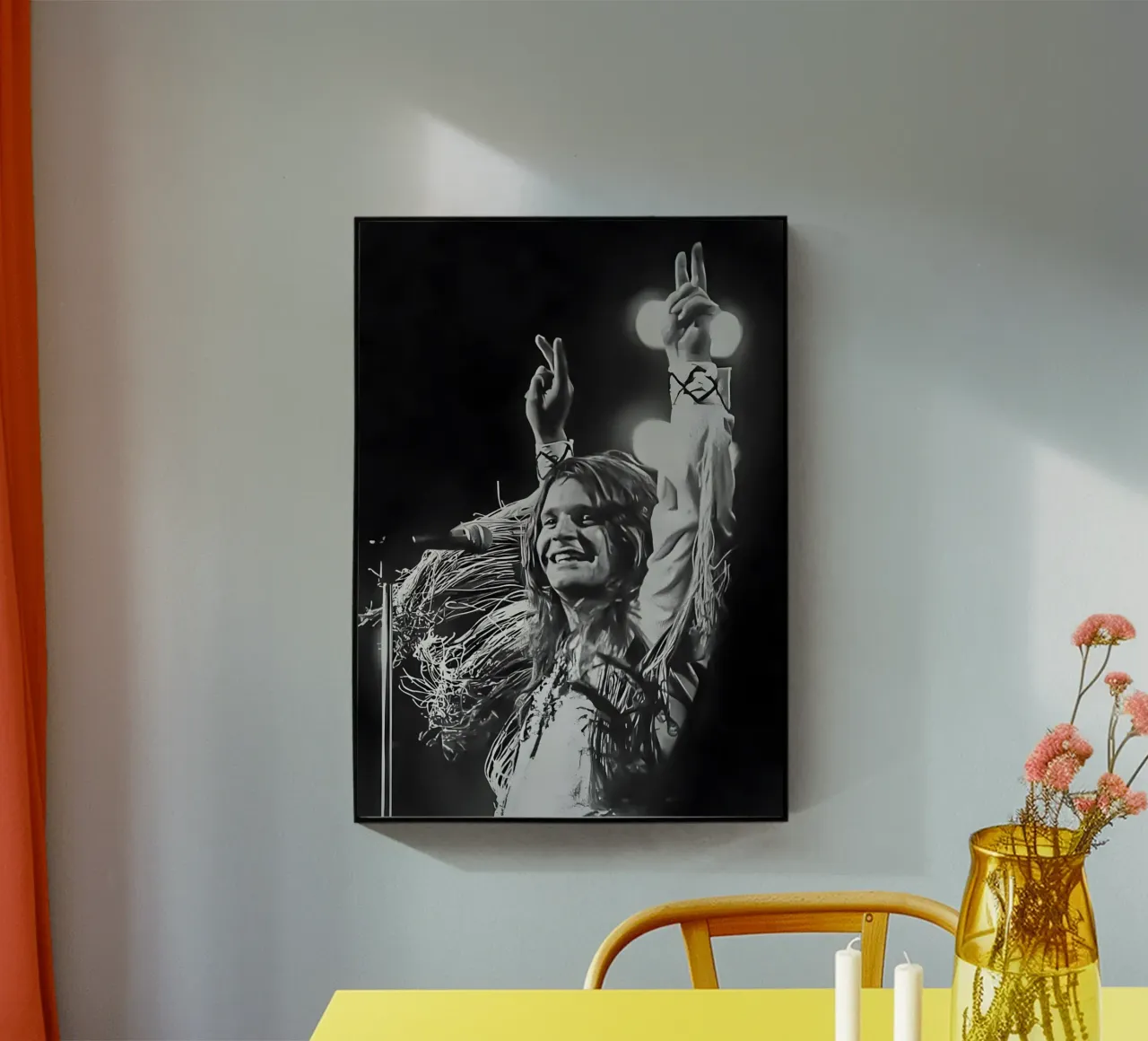 Ozzy Osbourne plexiglass da Type & Tape