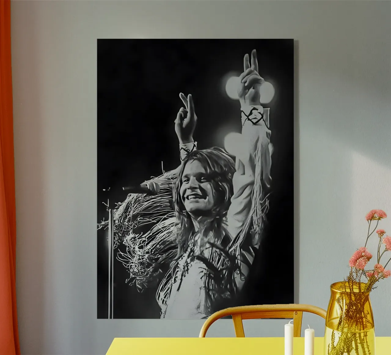 Ozzy Osbourne plexiglass da Type & Tape
