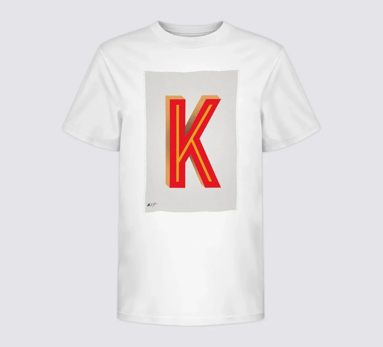 K t-shirt bambini da Andreas Jarner