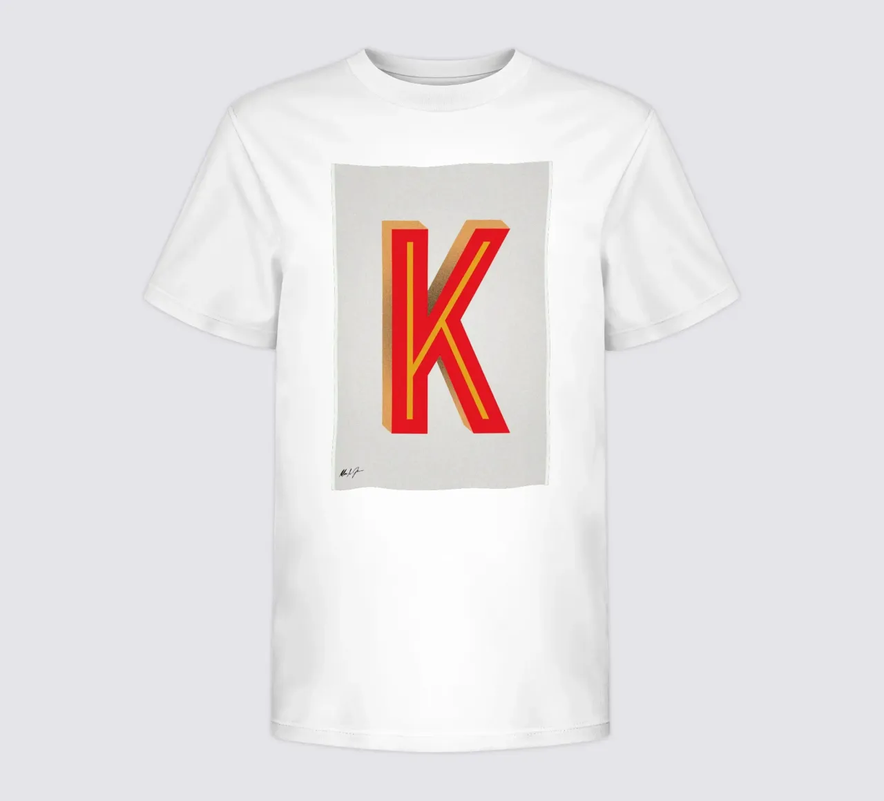 K t-shirt bambini da Andreas Jarner