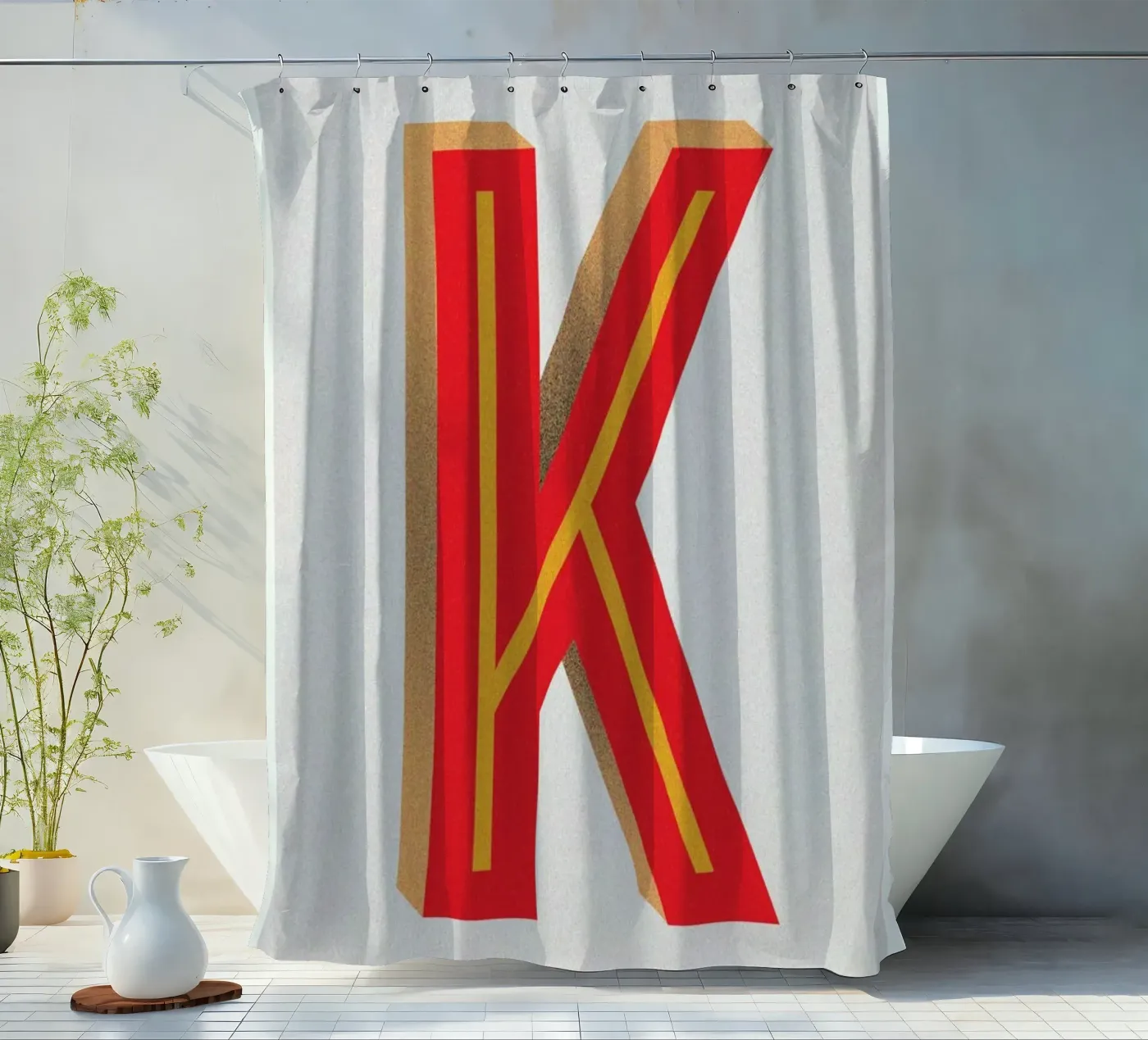 K douchegordijn van Andreas Jarner