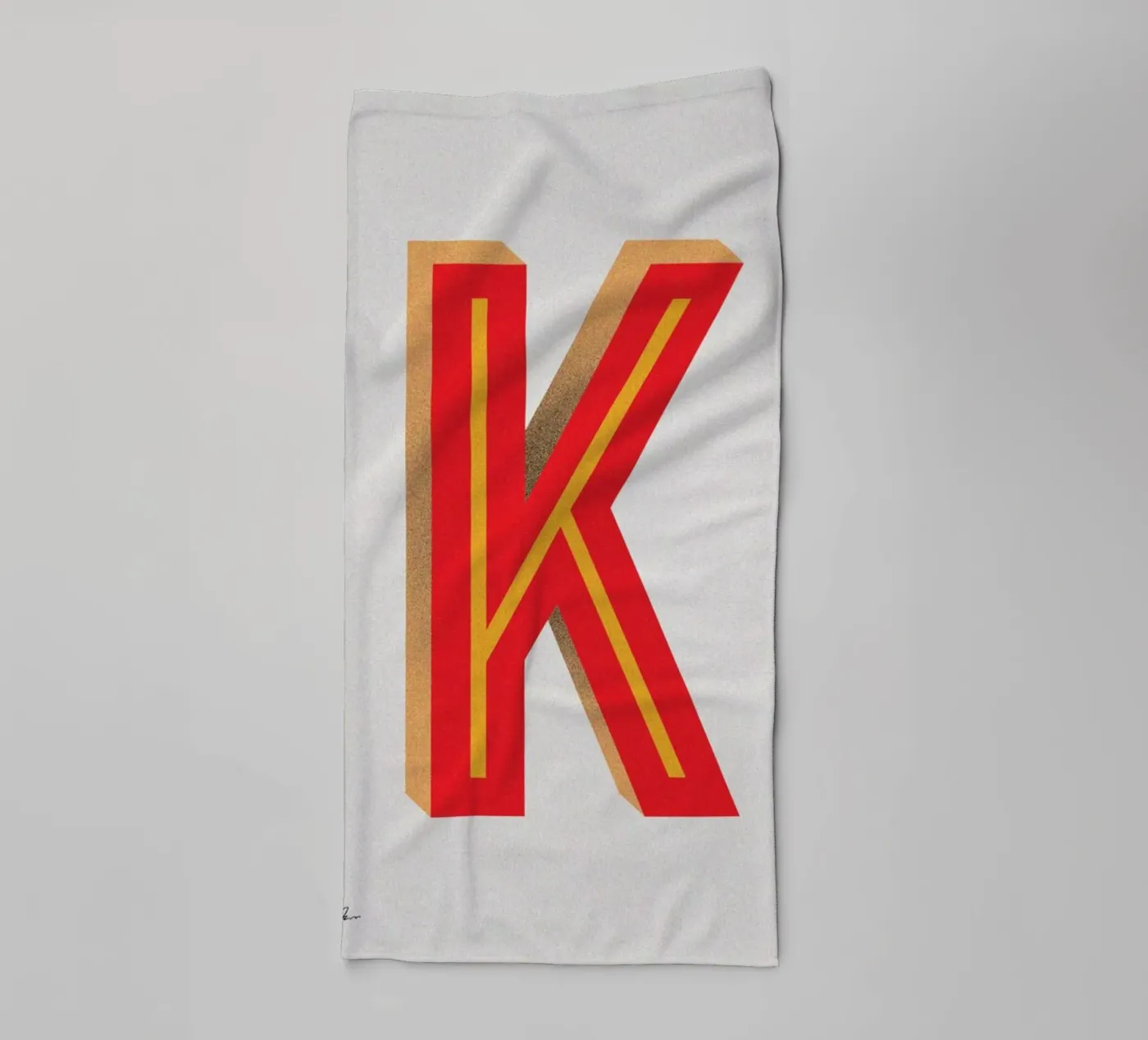 K badhanddoek van Andreas Jarner