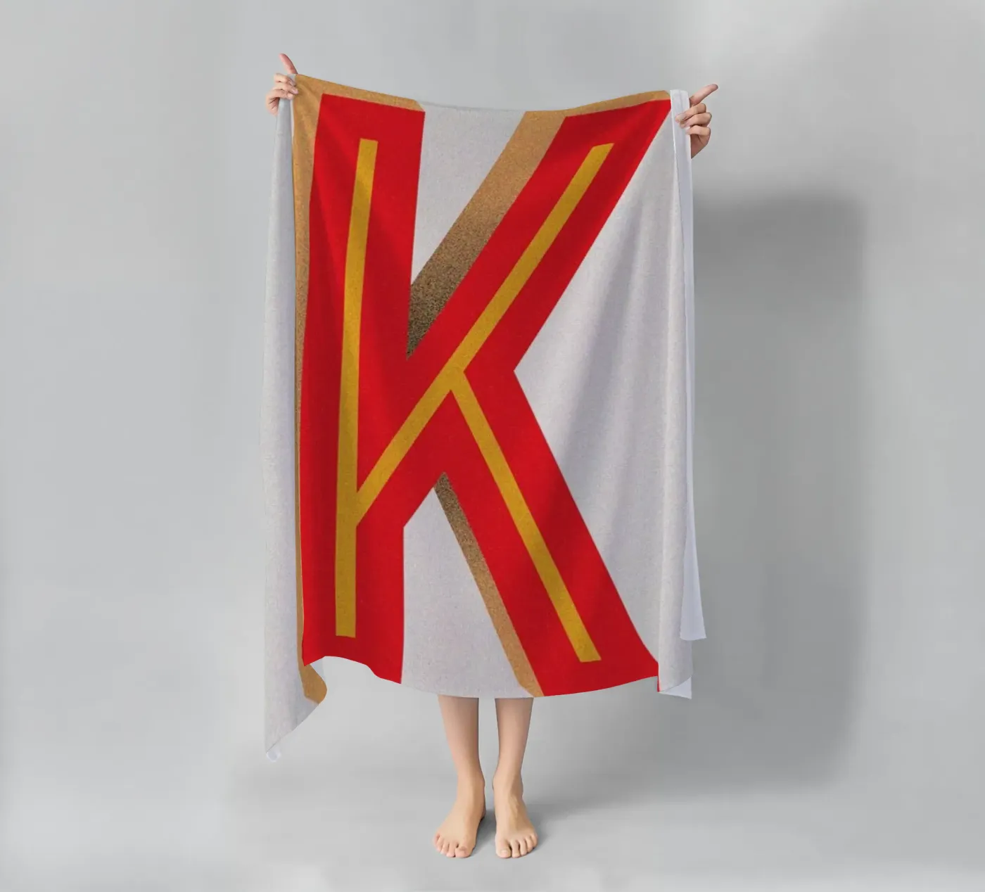 K strandhanddoek van Andreas Jarner