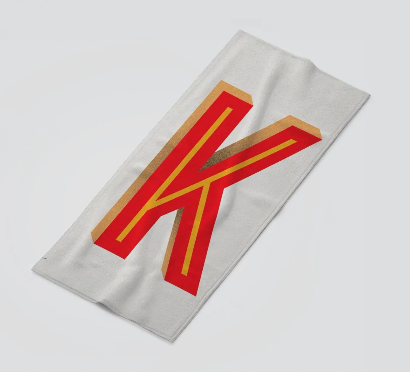 K strandhanddoek van Andreas Jarner