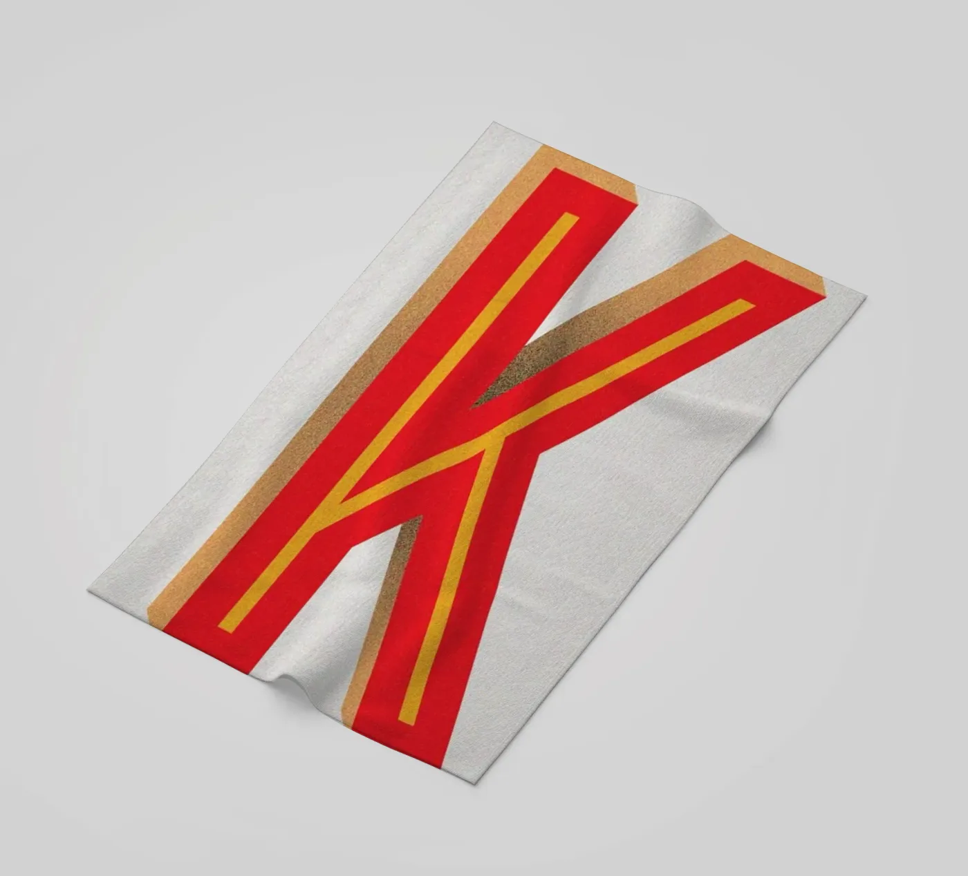 K strandhanddoek van Andreas Jarner