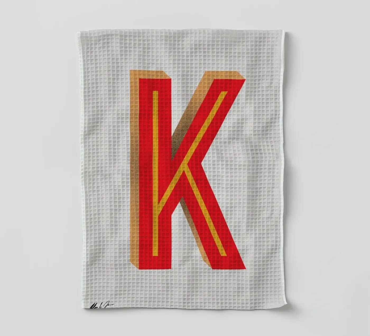 K Geschirrtuch von Andreas Jarner