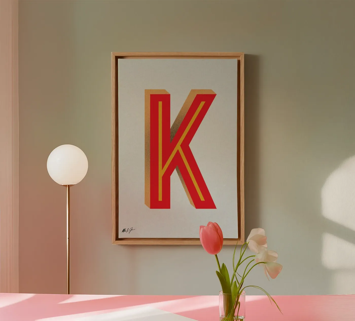 K canvas by Andreas Jarner