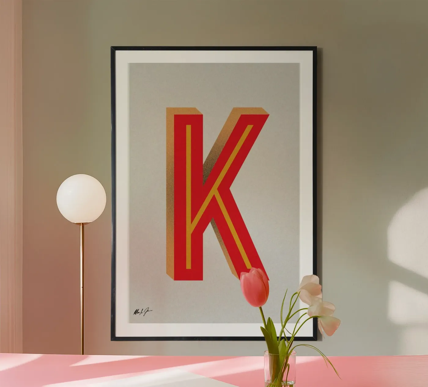 K Poster von Andreas Jarner