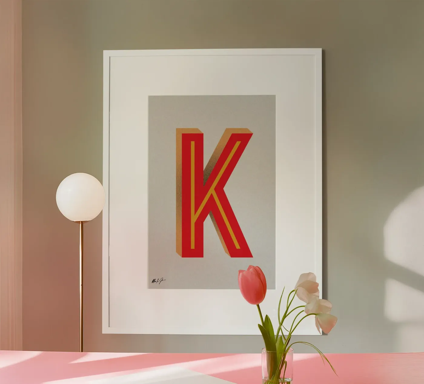 K Poster von Andreas Jarner