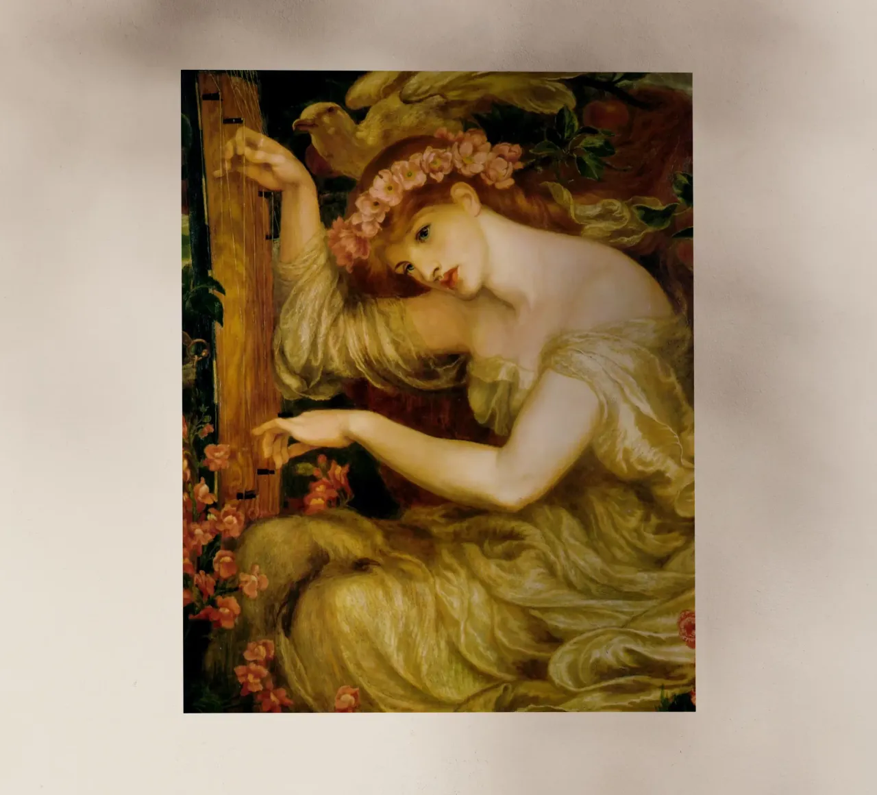 Dante Gabriel Rossetti - A Sea Spell pellicola backlit da Timeless Artworks