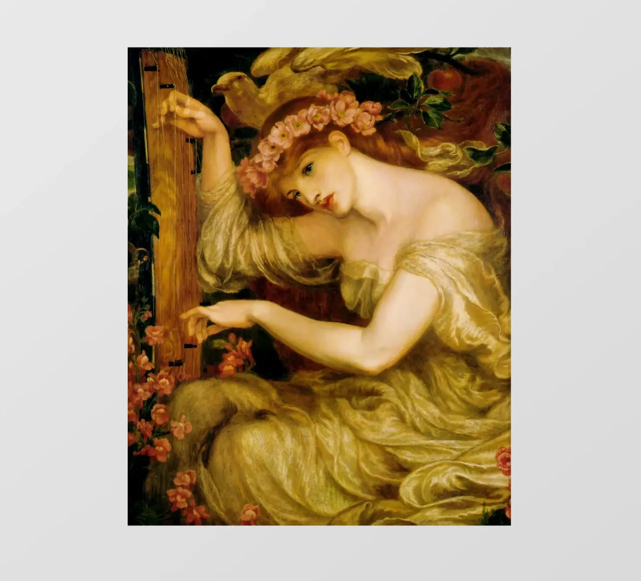 Dante Gabriel Rossetti - A Sea Spell pellicola backlit da Timeless Artworks