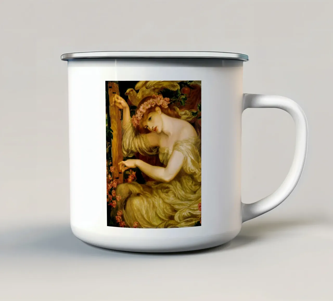 Dante Gabriel Rossetti - A Sea Spell tazza in smalto da Timeless Artworks