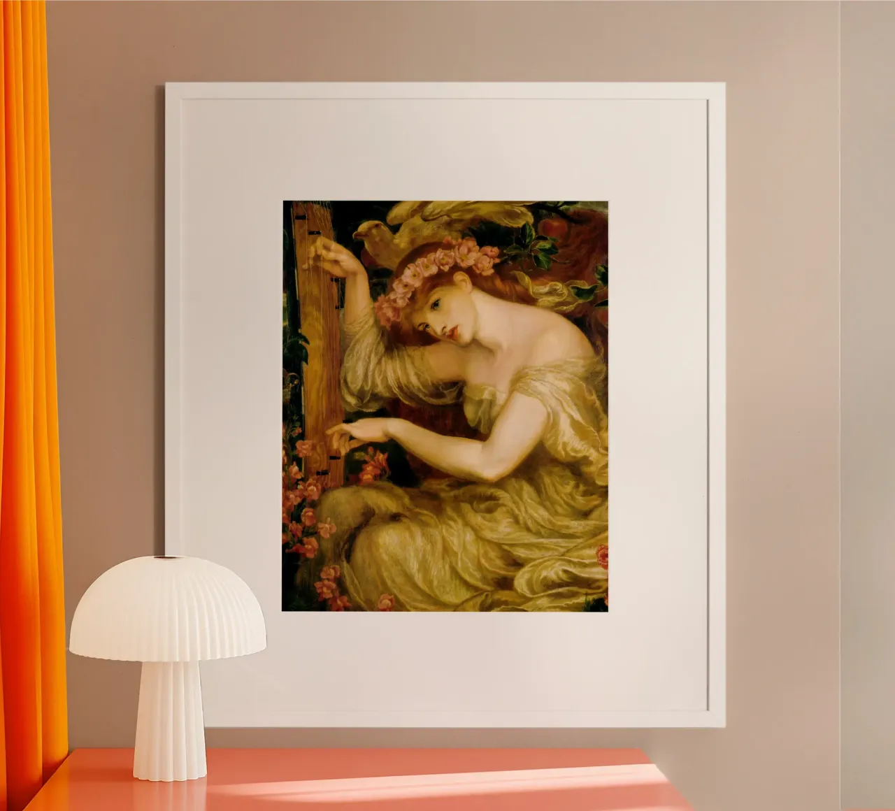 Dante Gabriel Rossetti - Le sort de la mer poster de Timeless Artworks